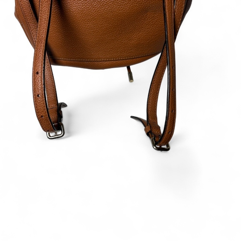 Kate Spade Brown Pebbled Leather Small Backpack Purse - Picture 7 of 8